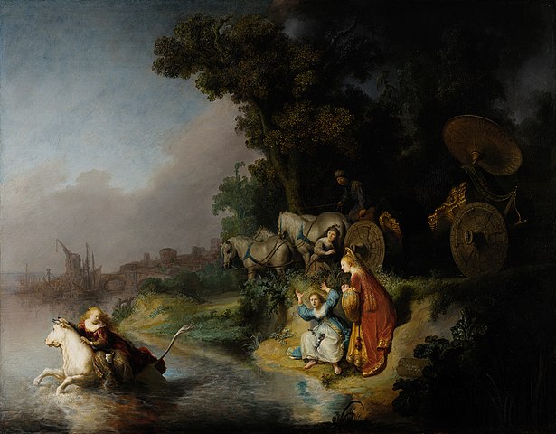 Rembrandt Europa'nın Kaçırılması Kanvas Tablo