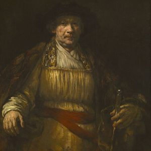 Rembrandt Otoportre Kanvas Tablo