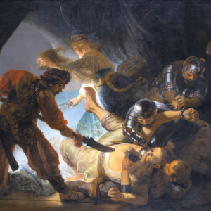 Rembrandt Samson'un Kör Edilmesi Kanvas Tablo