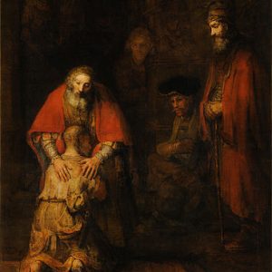Rembrandt Savurgan Oğulun Dönüşü Kanvas Tablo