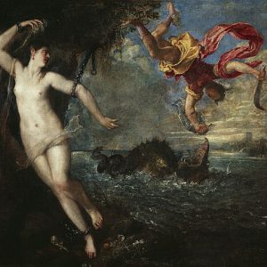 Titian Perseus ve Andromeda Kanvas Tablo