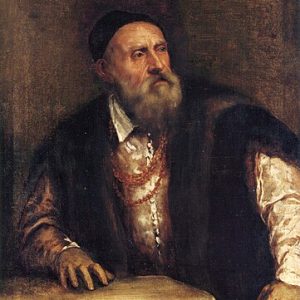 Titian Titian'ın Otoportresi Kanvas Tablo