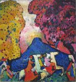 Wassily Kandinsky Mavi Dağ Kanvas Tablo