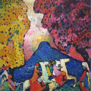 Wassily Kandinsky Mavi Dağ Kanvas Tablo