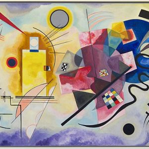 Wassily Kandinsky Sarı Kırmızı Mavi Kanvas Tablo