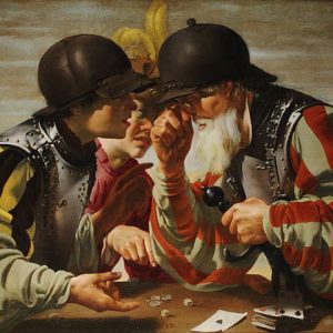 Hendrick ter Brugghen Kumarbazlar Kanvas Tablo