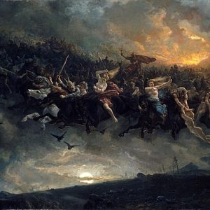 Peter Nicolai Arbo Odin'in Vahşi Avı Kanvas Tablo