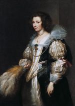 Anthony Van Dyck Maria de Tassis Kanvas Tablo