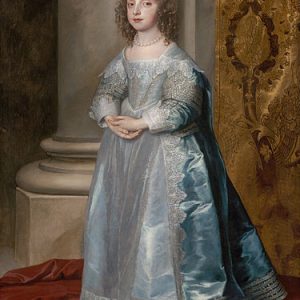 Anthony Van Dyck Prenses Mary I. Charles'ın Kızı Kanvas Tablo