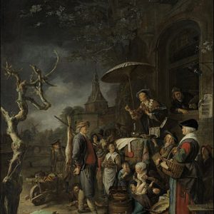 Gerrit Dou Şarlatan Kanvas Tablo