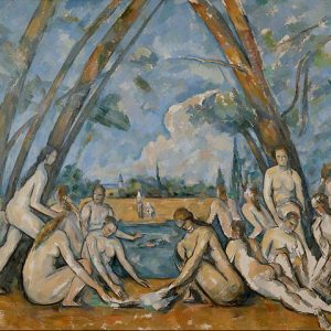 Paul Cézanne The Large Bathers Kanvas Tablo