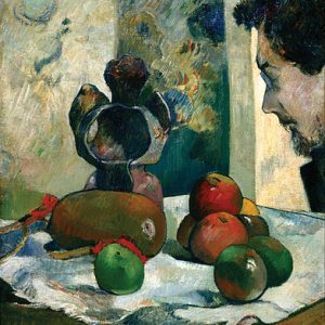 Paul Gauguin Lavalın Profiliyle Natürmort Kanvas Tablo