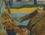 Paul Gauguin Van Gogh Ayçiçekleri Resmediyor Kanvas Tablo