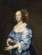 Anthony Van Dyck Mary Ruthven Lady van Dyck Kanvas Tablo