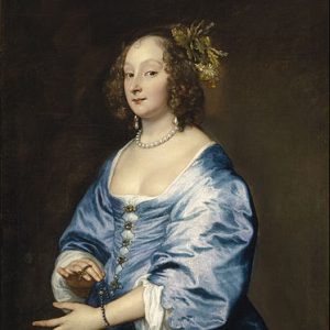 Anthony Van Dyck Mary Ruthven Lady van Dyck Kanvas Tablo
