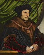 Hans Holbein Sir Thomas More'un Portresi Kanvas Tablo