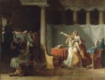 Jacques-Louis David Brutus'un Oğullarının Cesetleri Getirilirken Kanvas Tablo