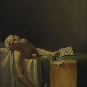 Jacques-Louis David Marat'ın Ölümü Kanvas Tablo