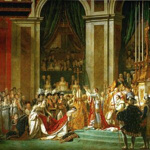 Jacques-Louis David Napolyon'un Taç Giymesi Kanvas Tablo