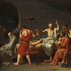 Jacques-Louis David Sokrates'in Ölümü Kanvas Tablo