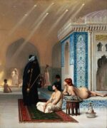 Jean Leon Gerome Harem Havuzu Kanvas Tablo