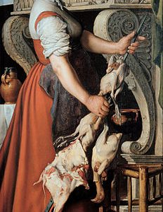 Pieter Aertsen Aşçı Kanvas Tablo
