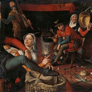 Pieter Aertsen Yumurta Dansı Kanvas Tablo