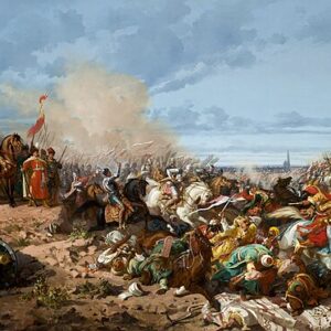 Stanisław Chlebowski Sobieski Viyana'da Kanvas Tablo