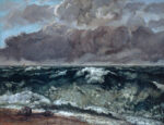 Gustave Courbet Dalga Kanvas Tablo