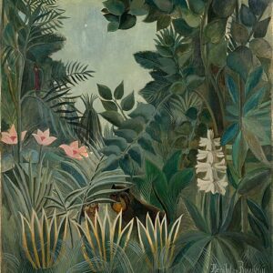 Henri Rousseau Ekvator Ormanı Kanvas Tablo
