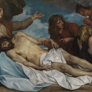 Anthony Van Dyck Ölü Mesih için Ağıt Kanvas Tablo