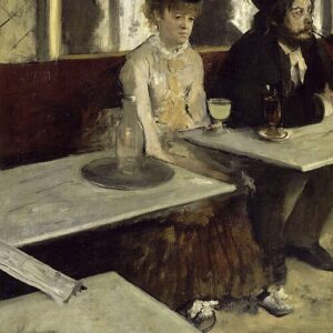 Edgar Degas Absent İçenler Kanvas Tablo