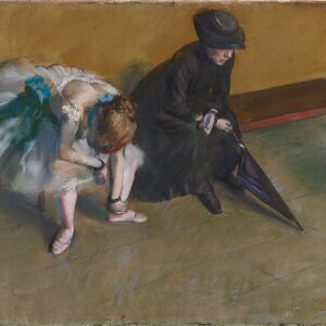 Edgar Degas Beklemek Kanvas Tablo
