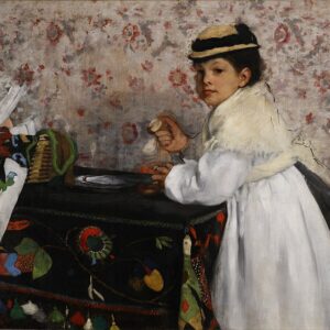 Edgar Degas Mlle Hortense Valpinçon Portresi Kanvas Tablo