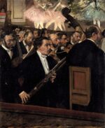 Edgar Degas Operadaki Orkestra Kanvas Tablo