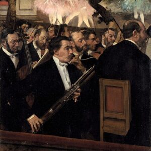Edgar Degas Operadaki Orkestra Kanvas Tablo