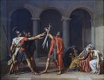Jacques-Louis David Horatii'nin Yemini Kanvas Tablo