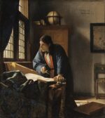 Johannes Vermeer Coğrafyacı Kanvas Tablo