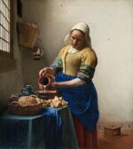 Johannes Vermeer Sütçü Kız Kanvas Tablo