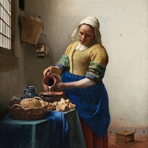 Johannes Vermeer Sütçü Kız Kanvas Tablo