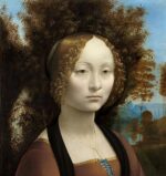 Leonardo da Vinci Ginevra de' Benci Kanvas Tablo