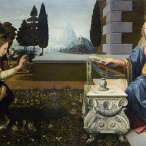 Leonardo da Vinci Müjde Kanvas Tablo