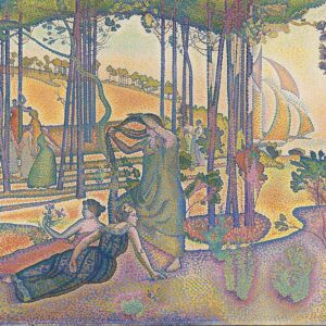 Henri-Edmond Cross Akşam Havası Kanvas Tablo