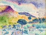 Henri-Edmond Cross Mağribilerin Zinciri Kanvas Tablo