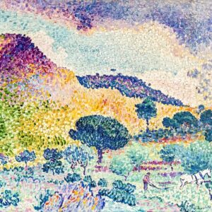 Henri-Edmond Cross Mağribilerin Zinciri Kanvas Tablo