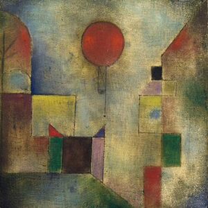 Paul Klee Kırmızı Balon Kanvas Tablo