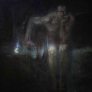 Franz Stuck Lucifer Kanvas Tablo