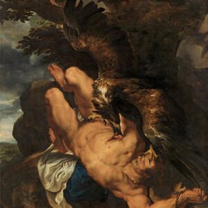 Peter Paul Rubens Zincire Vurulmuş Prometheus Kanvas Tablo
